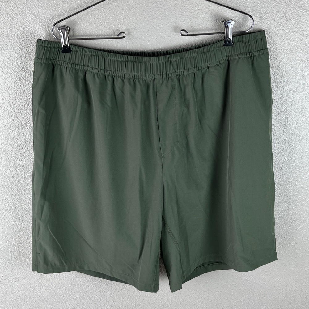 Peloton Output 9" Lined Printed Turin Short XXL Green